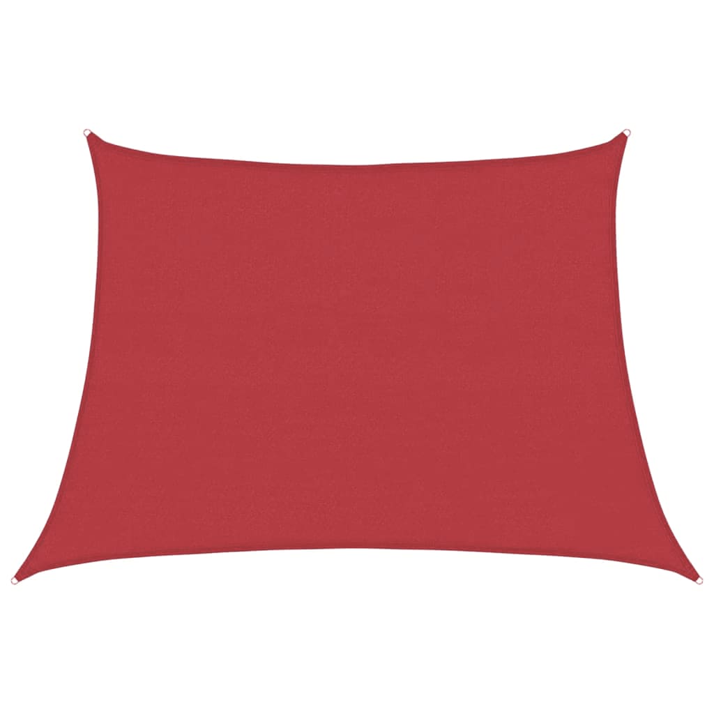 Vela Parasole 160 g/m² Rossa 4/5x3 m in HDPE