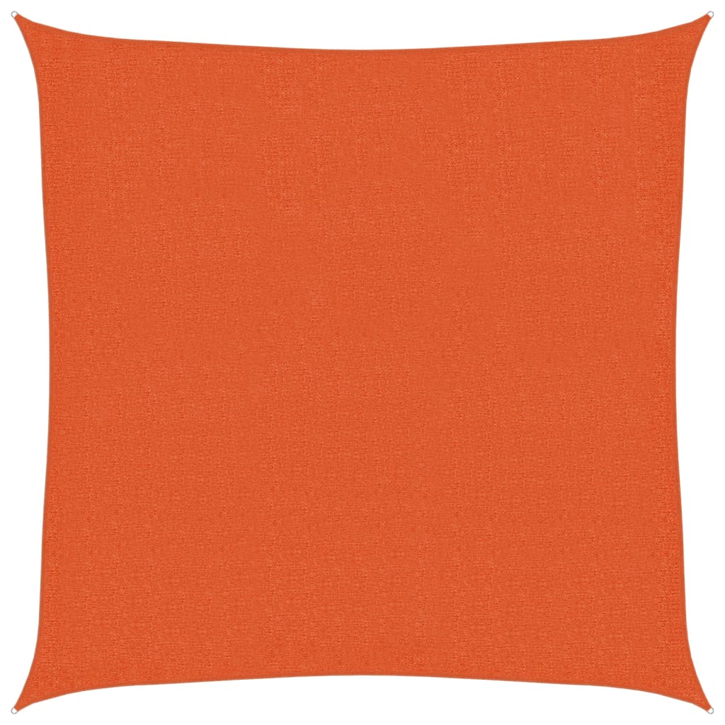 Vela Parasole 160 g/m² Arancione 3x3 m in HDPE