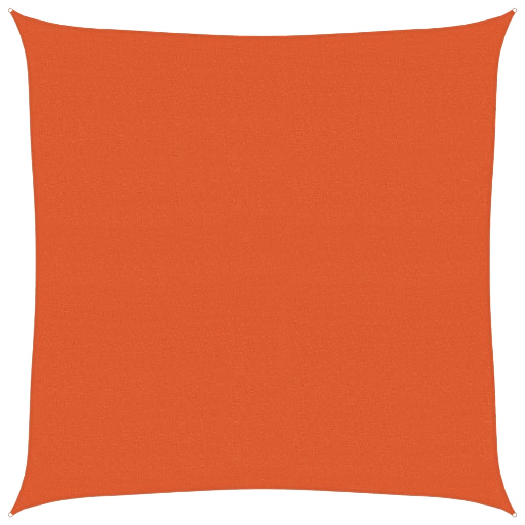 Vela Parasole 160 g/m² Quadrata Arancione 4,5x4,5 m in HDPE