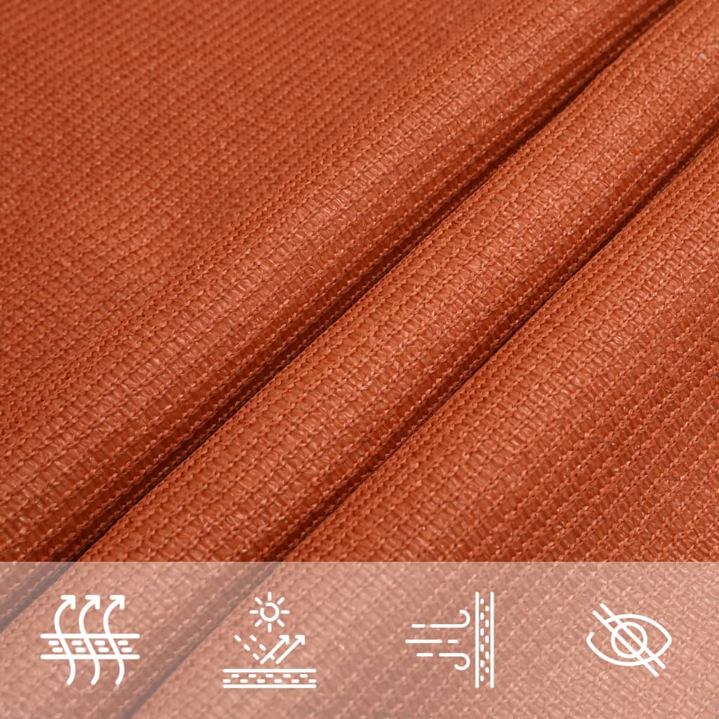 Vela Parasole 160 g/m² Arancione 2x3,5 m in HDPE