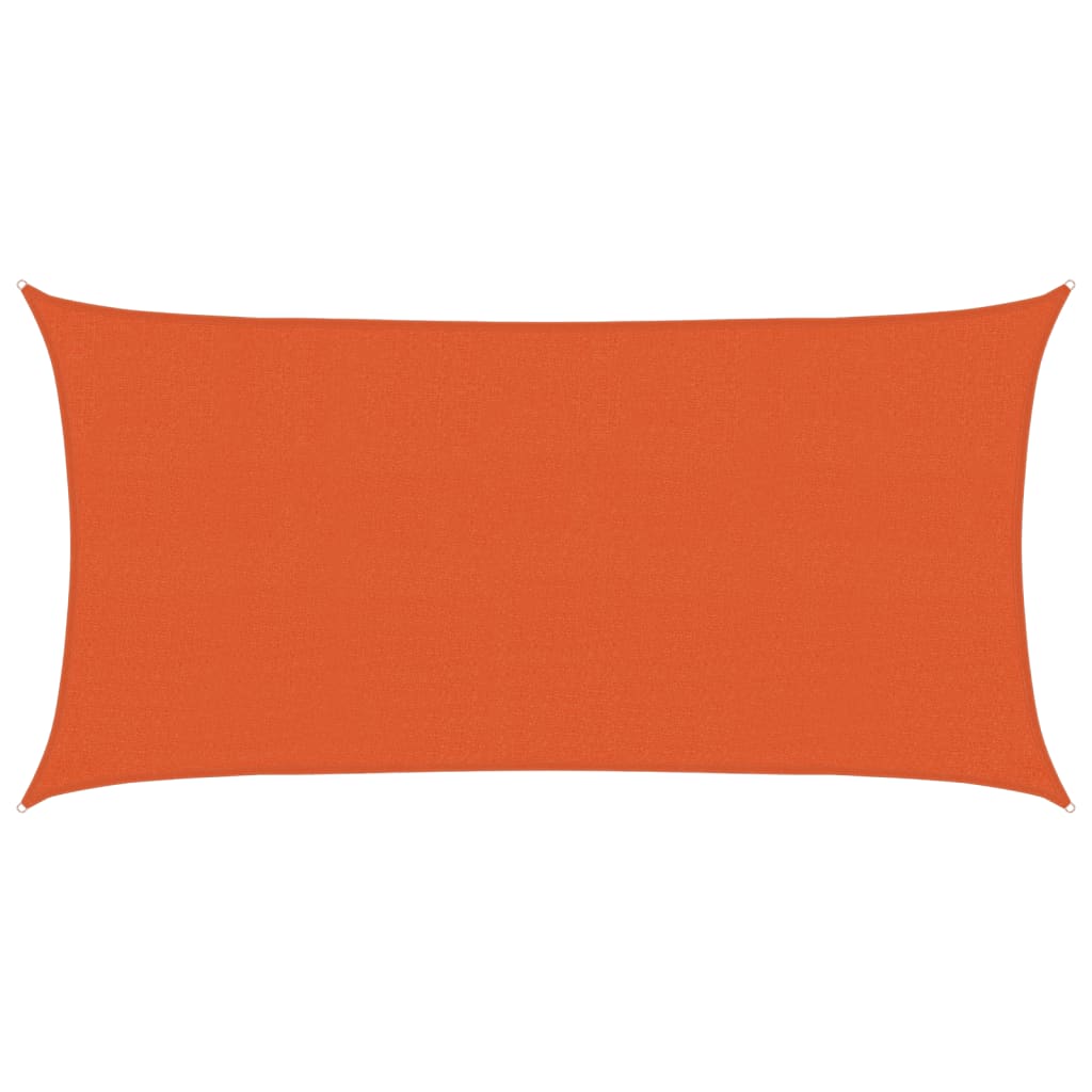 Vela Parasole 160 g/m² Arancione 2,5x4,5 m in HDPE