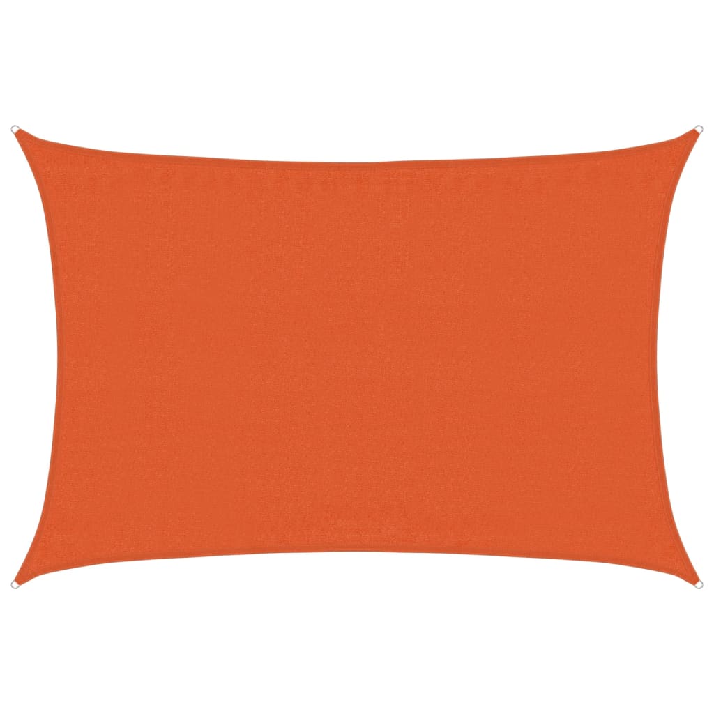 Vela Parasole 160 g/m² Arancione 3,5x4,5 m in HDPE