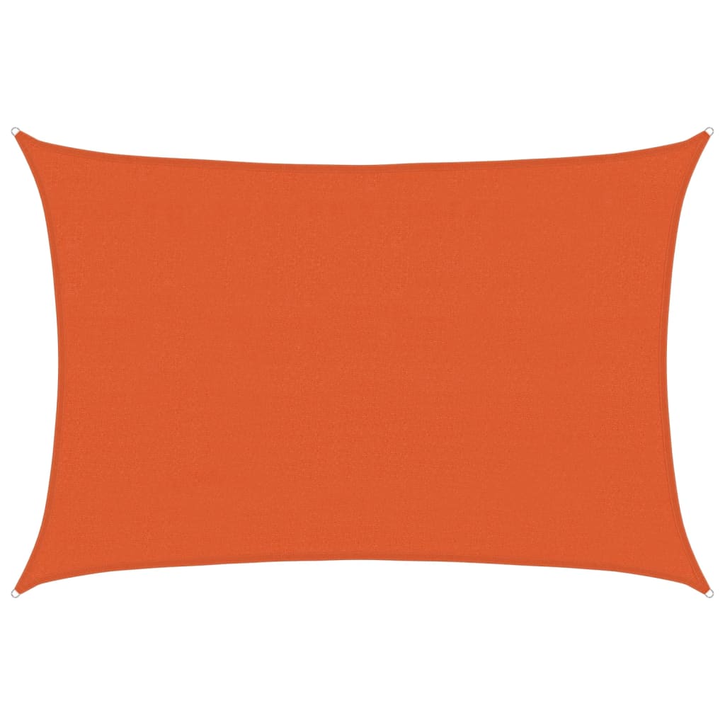 Vela Parasole 160 g/m² Arancione 3,5x5 m in HDPE