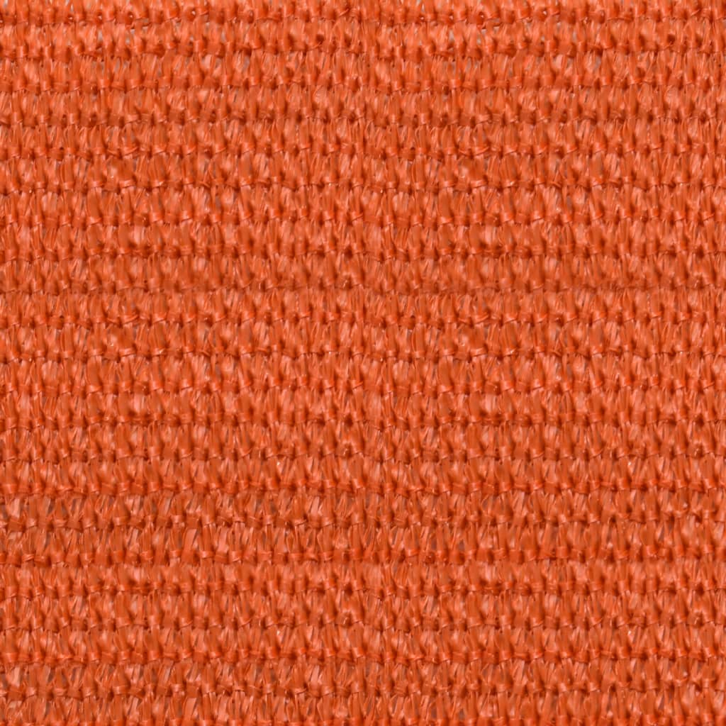 Vela Parasole 160 g/m² Arancione 3,5x5 m in HDPE