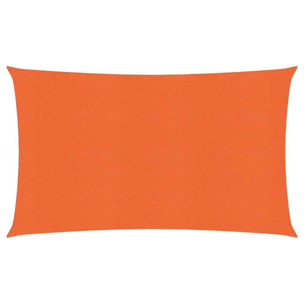Vela Parasole 160 g/m² Rettangolare Arancione 4x7 m in HDPE