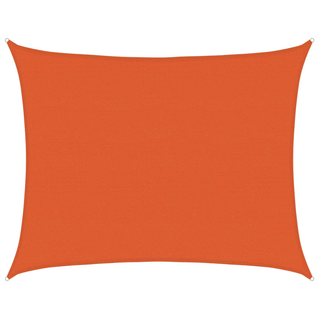 Vela Parasole 160 g/m² Rettangolare Arancione 6x8 m in HDPE
