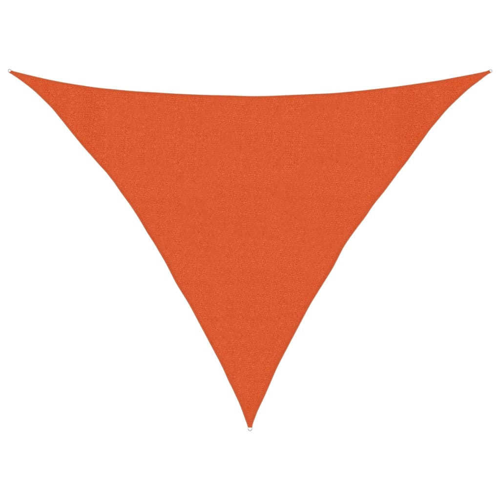 Vela Parasole 160 g/m² Arancione 3x3x4,2 m in HDPE