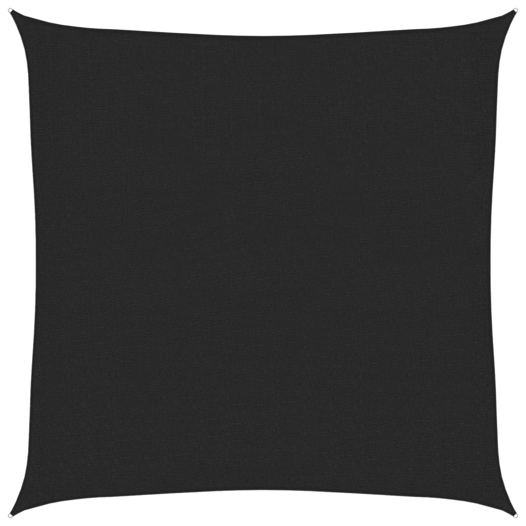 Vela Parasole 160 g/m² Nera 3x3 m in HDPE
