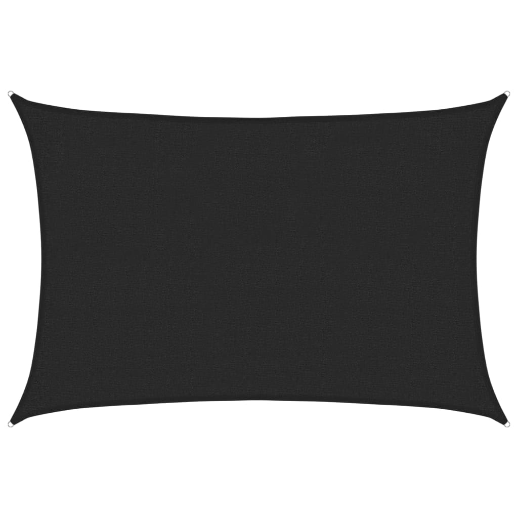 Vela Parasole 160 g/m² Nera 2x2,5 m in HDPE