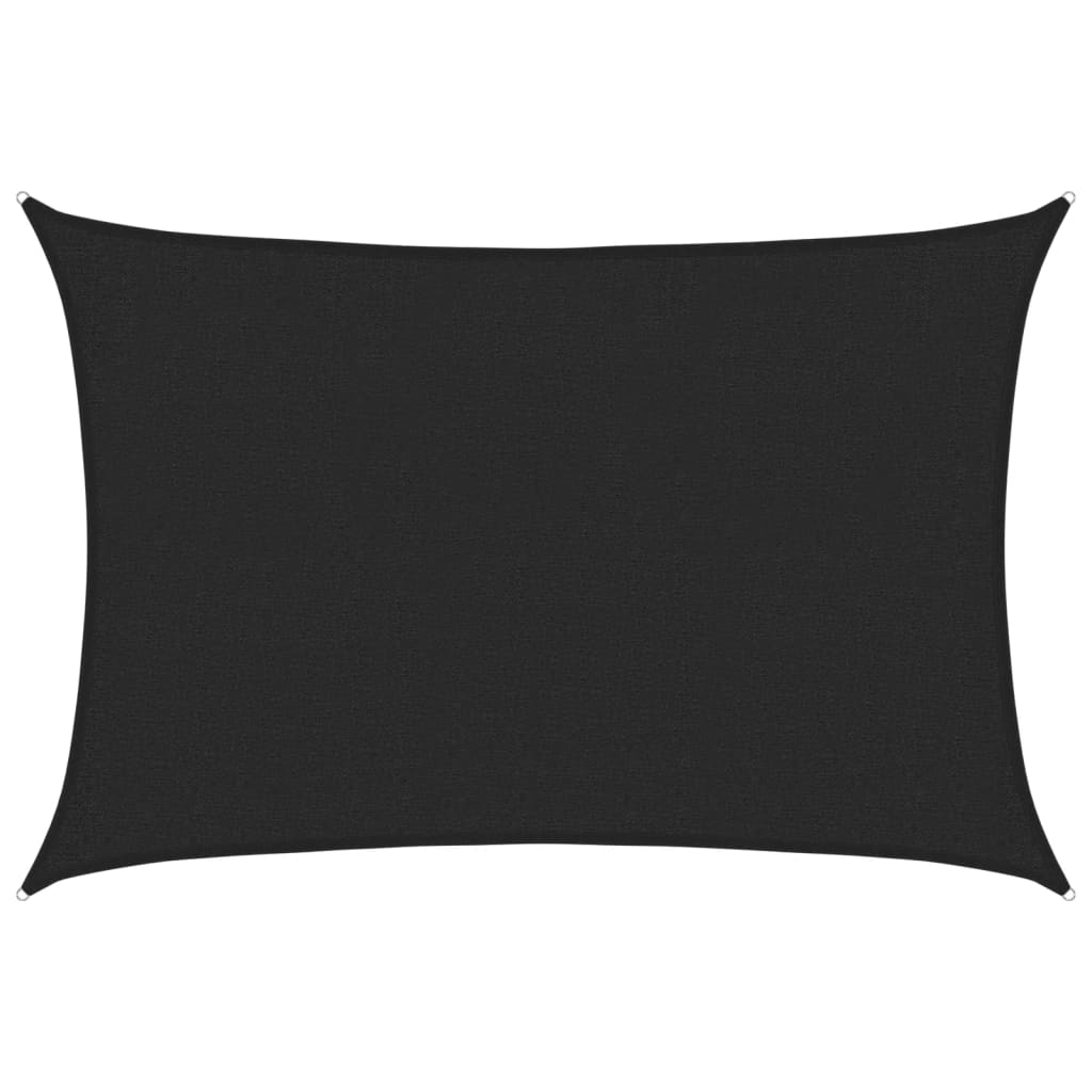 Vela Parasole 160 g/m² Nera 2x3 m in HDPE