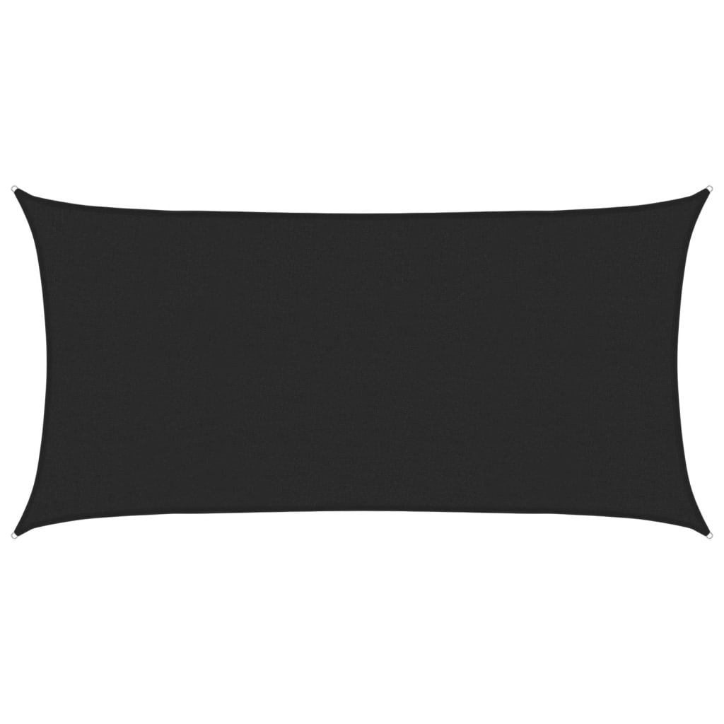 Vela Parasole 160 g/m² Nera 2x4 m in HDPE