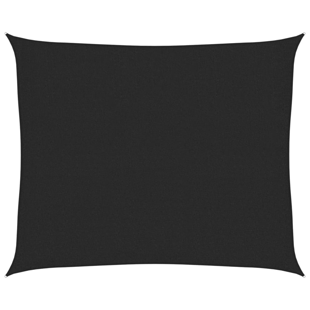 Vela Parasole 160 g/m² Nera 2,5x3 m in HDPE