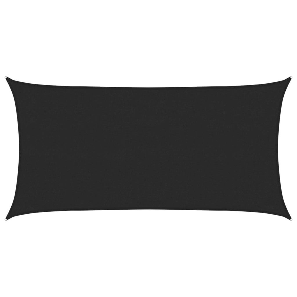 Vela Parasole 160 g/m² Nera 3x6 m in HDPE