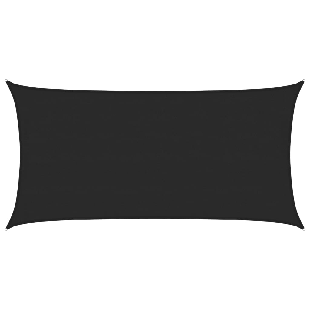 Vela Parasole 160 g/m² Nera 4x7 m in HDPE
