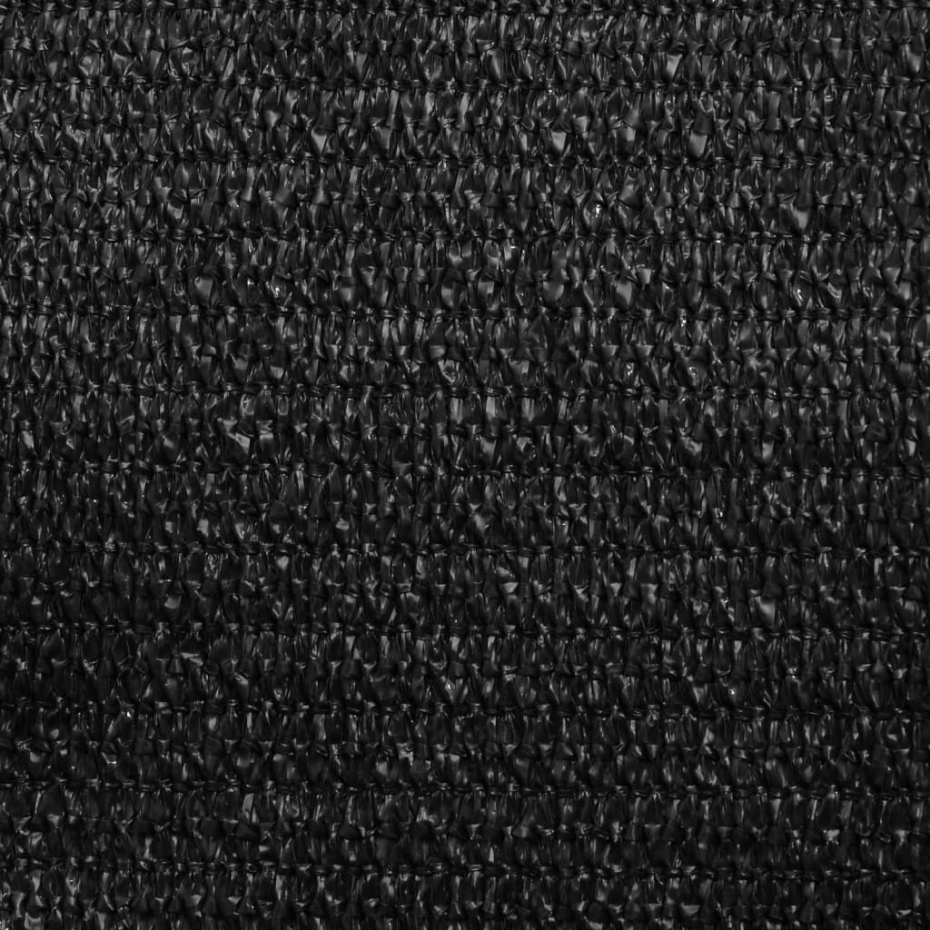 Vela Parasole 160 g/m² Nera 3x3x3 m in HDPE