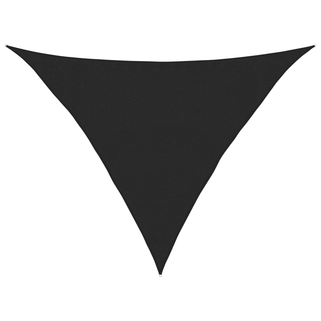 Vela Parasole 160 g/m² Nera 3,5x3,5x4,9 m in HDPE