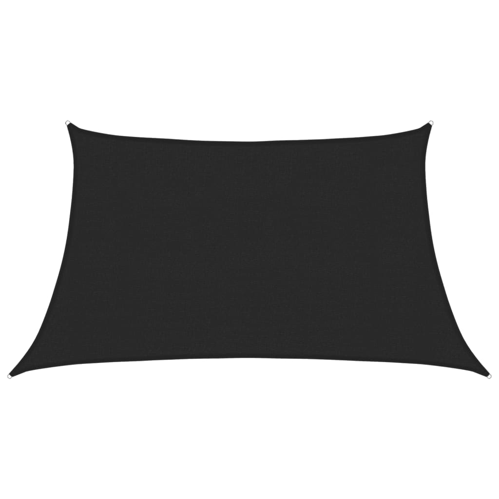 Vela Parasole 160 g/m² Nera 3/4x2 m in HDPE