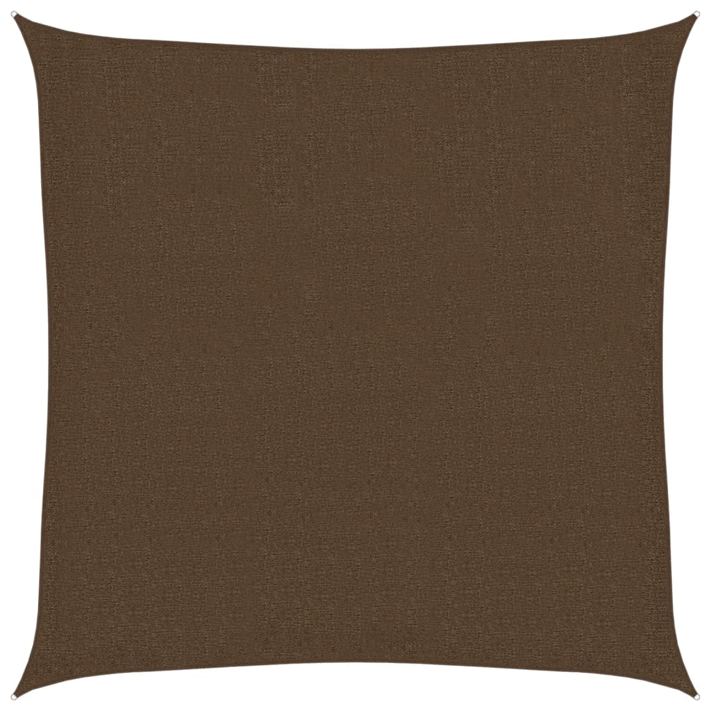 Vela Parasole 160 g/m² Marrone 2,5x2,5 m in HDPE