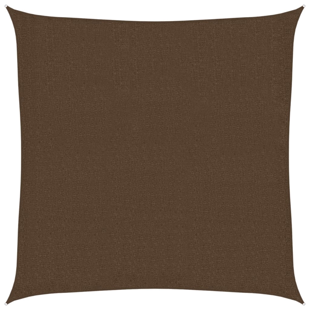 Vela Parasole 160 g/m² Marrone 3x3 m in HDPE