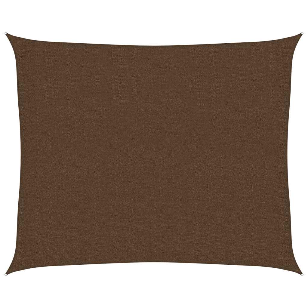 Vela Parasole 160 g/m² Marrone 2,5x3 m in HDPE