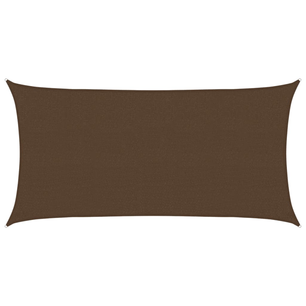 Vela Parasole 160 g/m² Marrone 2,5x4,5 m in HDPE