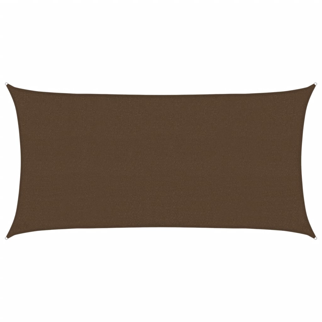 Vela Parasole 160 g/m² Marrone 2,5x5 m in HDPE