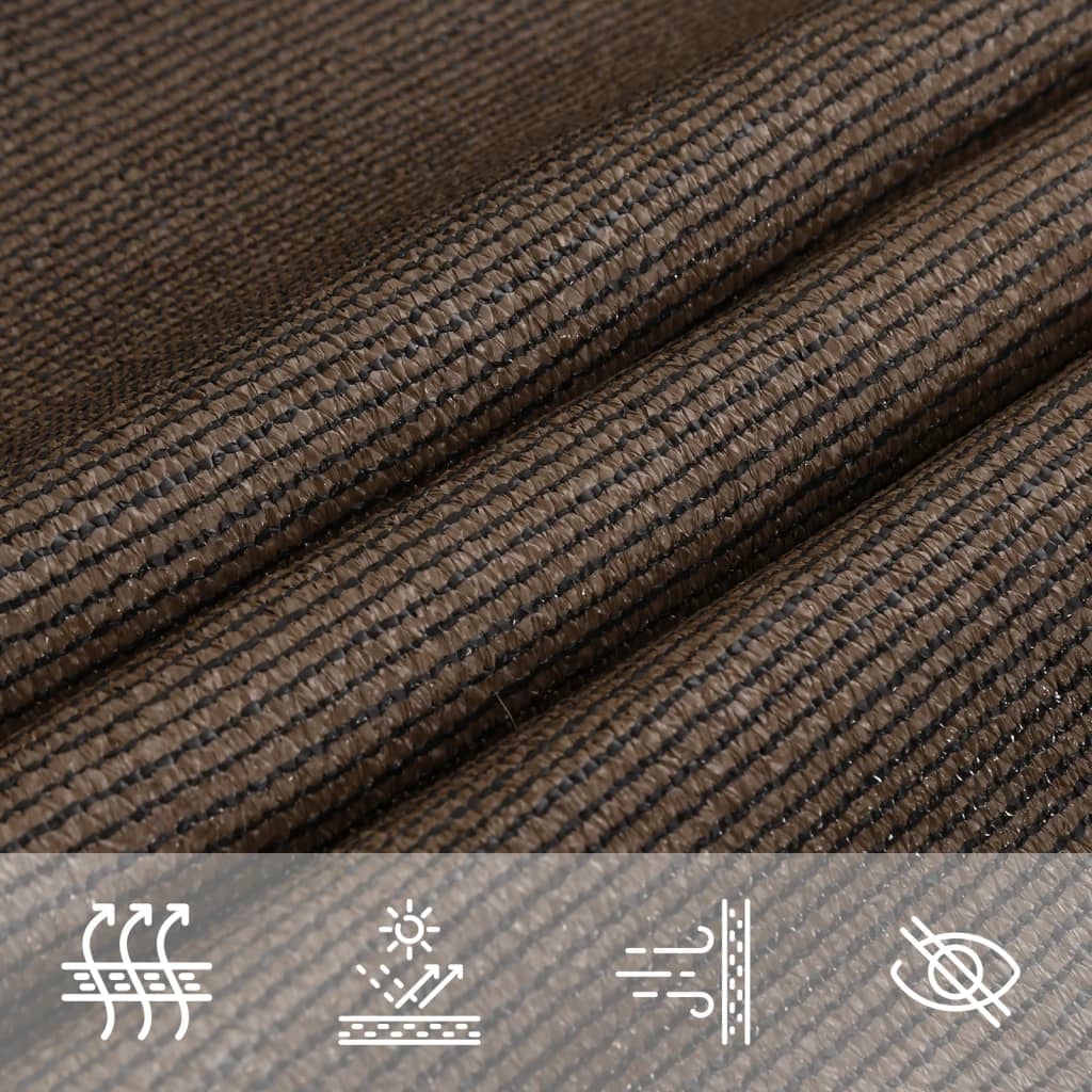Vela Parasole 160 g/m² Marrone 4x7 m in HDPE