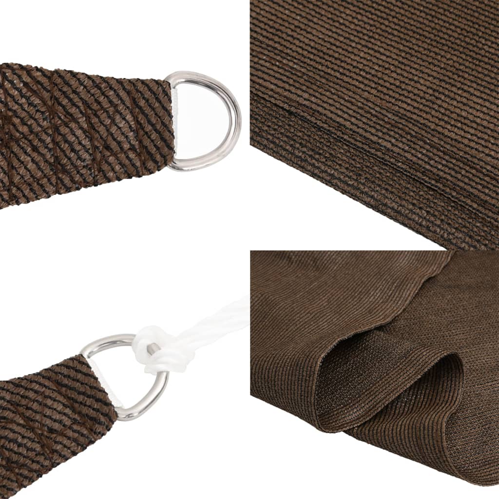 Vela Parasole 160 g/m² Marrone 6x8 m in HDPE