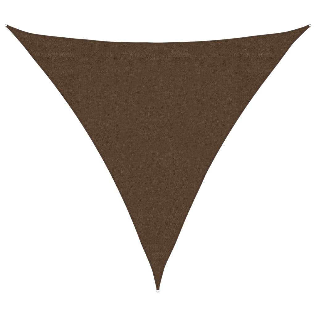 Vela Parasole 160 g/m² Marrone 3x3x3 m in HDPE