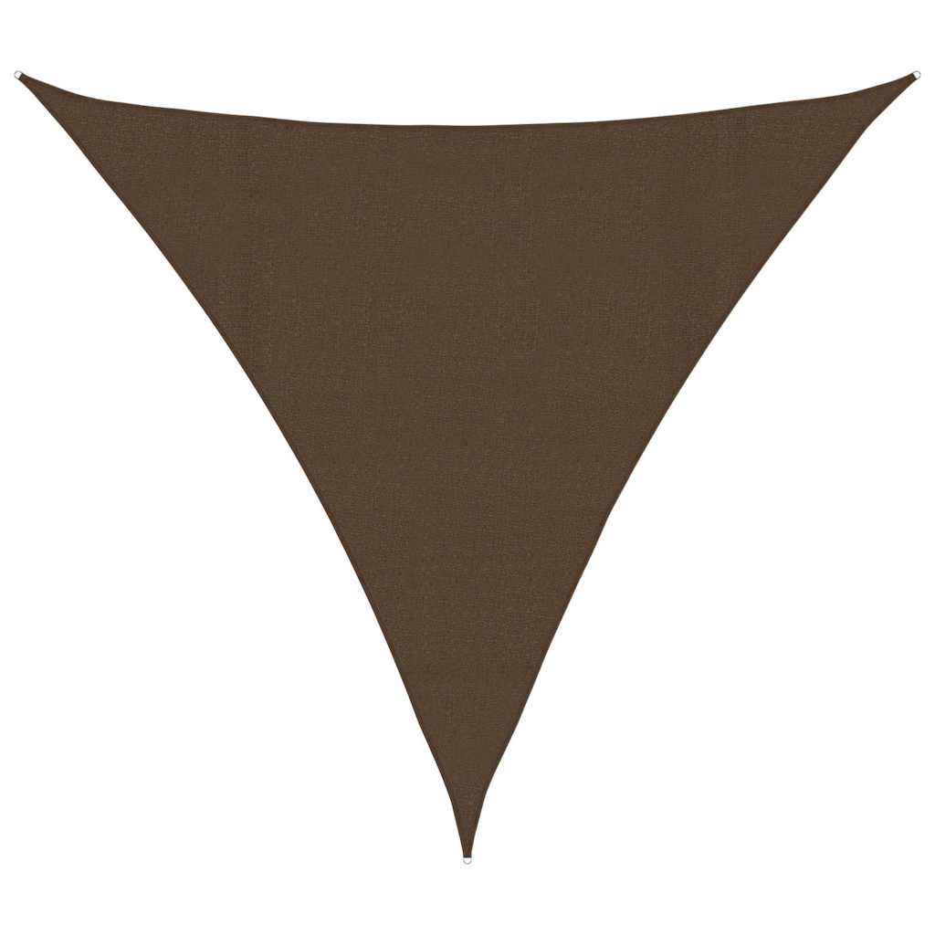 Vela Parasole 160 g/m² Marrone 4x4x4 m in HDPE