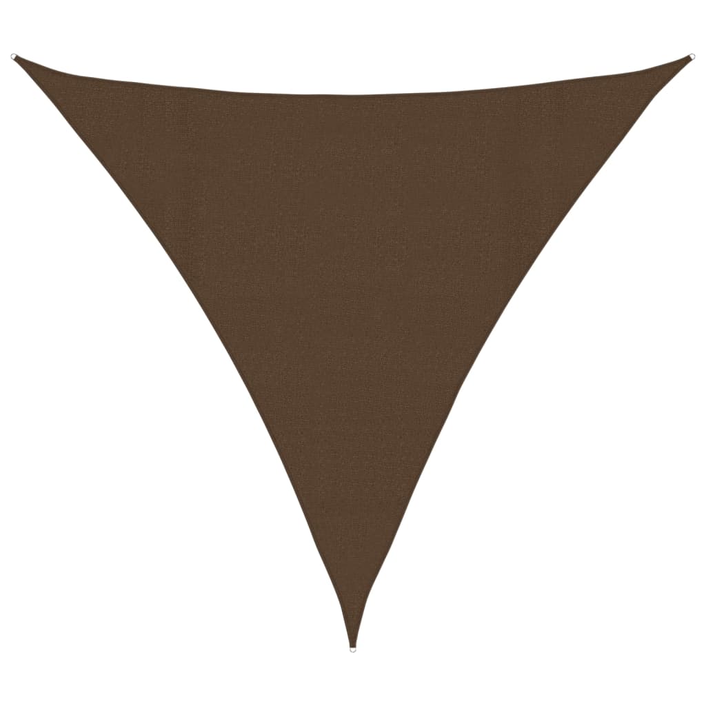 Vela Parasole 160 g/m² Marrone 4,5x4,5x4,5 m in HDPE