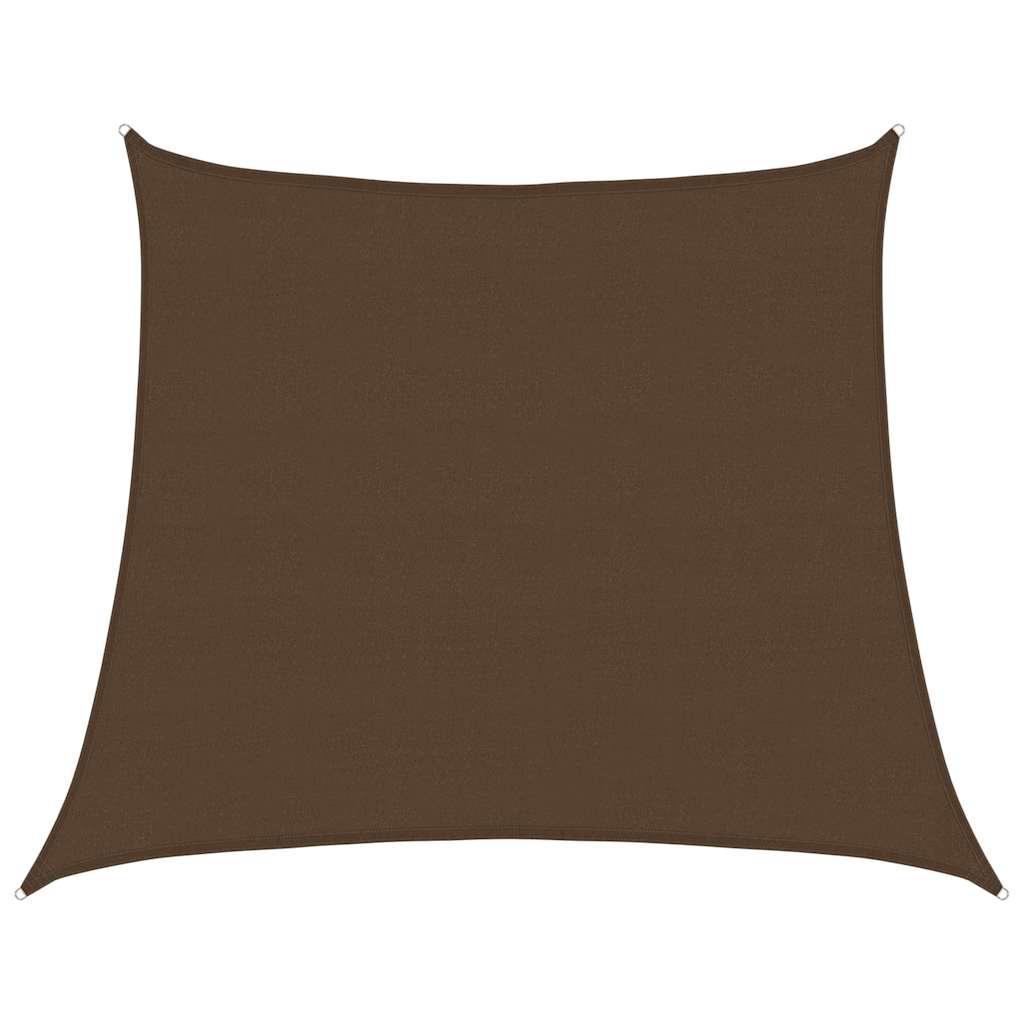 Vela Parasole 160 g/m² Trapezio Marrone 4/5x4 m in HDPE