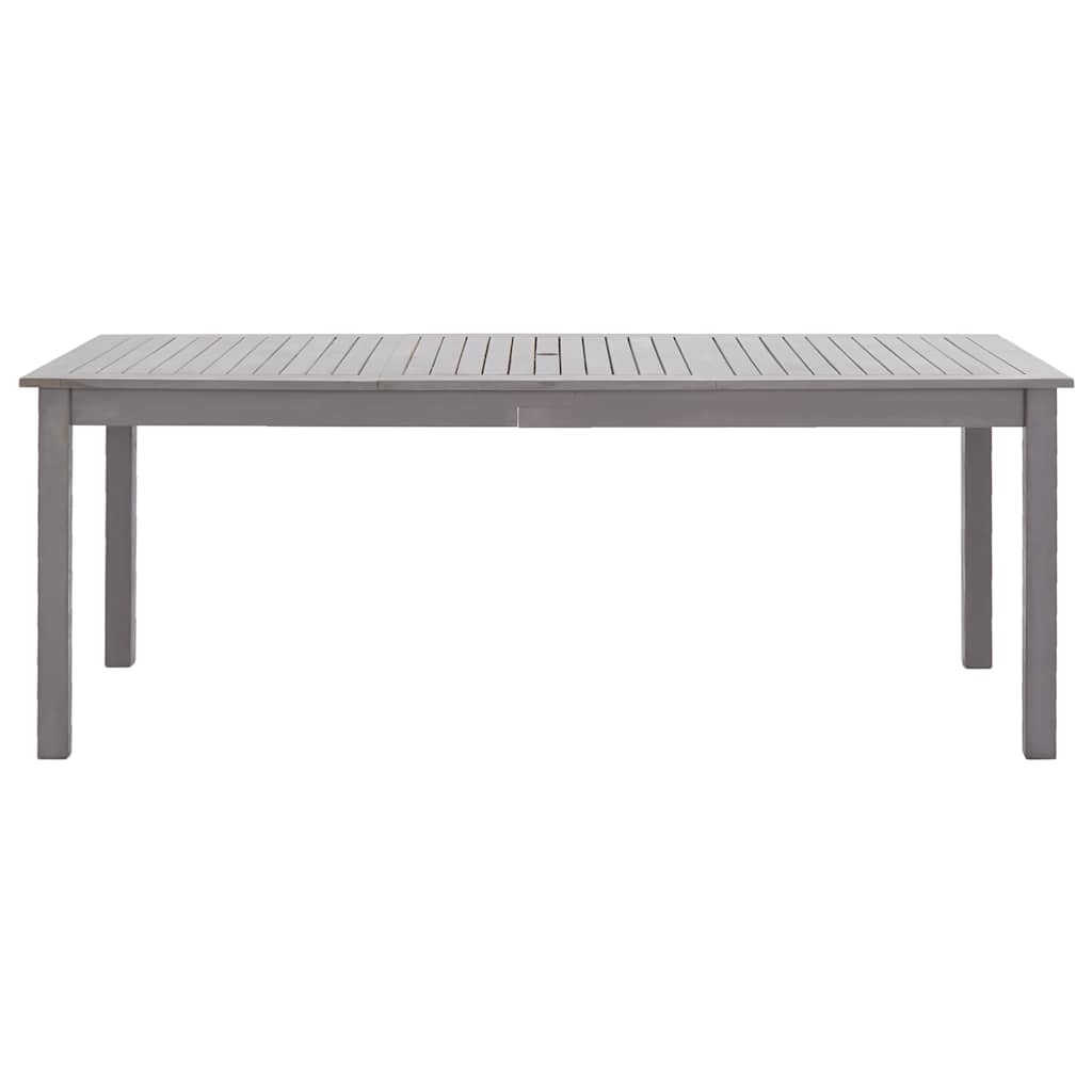 Tavolo da Giardino Grigio Slavato 200x90x74 cm Legno di Acacia