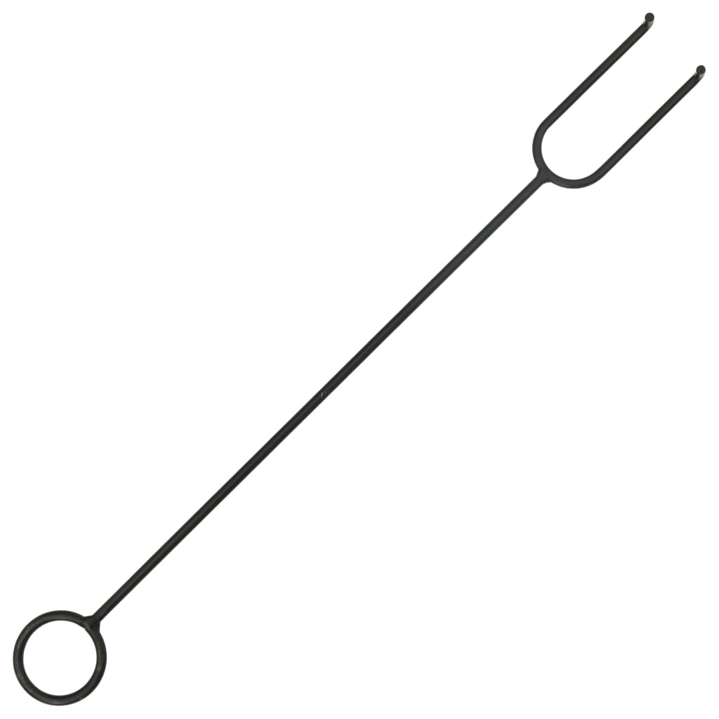 Braciere con Attizzatoio 62 cm XXL in Acciaio