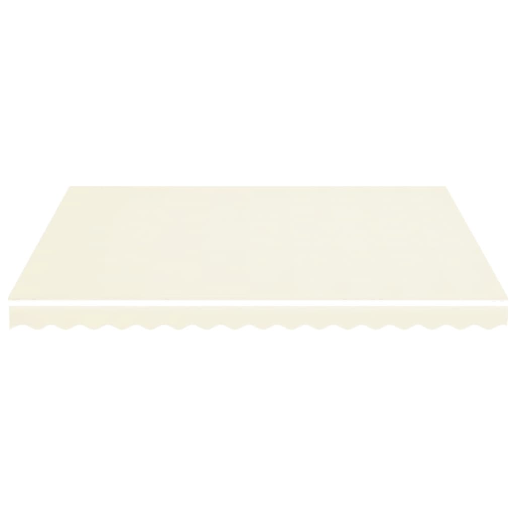 Tessuto di Ricambio per Tenda da Sole Crema 400x350 cm Poliestere
