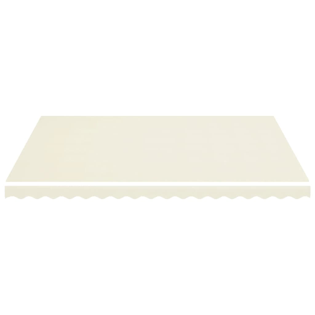 Tessuto di Ricambio per Tenda da Sole Crema 450x350 cm Poliestere