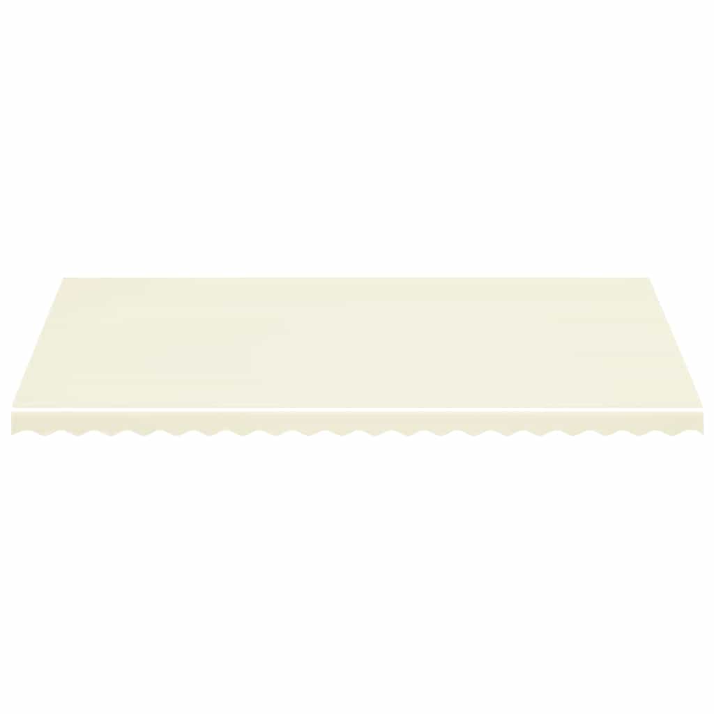 Tessuto di Ricambio per Tenda da Sole Crema 500x350 cm Poliestere