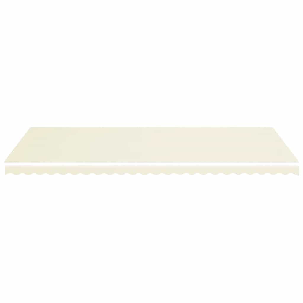 Tessuto di Ricambio per Tenda da Sole Crema 600x350 cm Poliestere