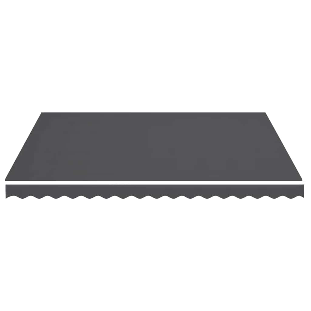 Tessuto di Ricambio per Tenda da Sole Antracite 400x350 cm Poliestere