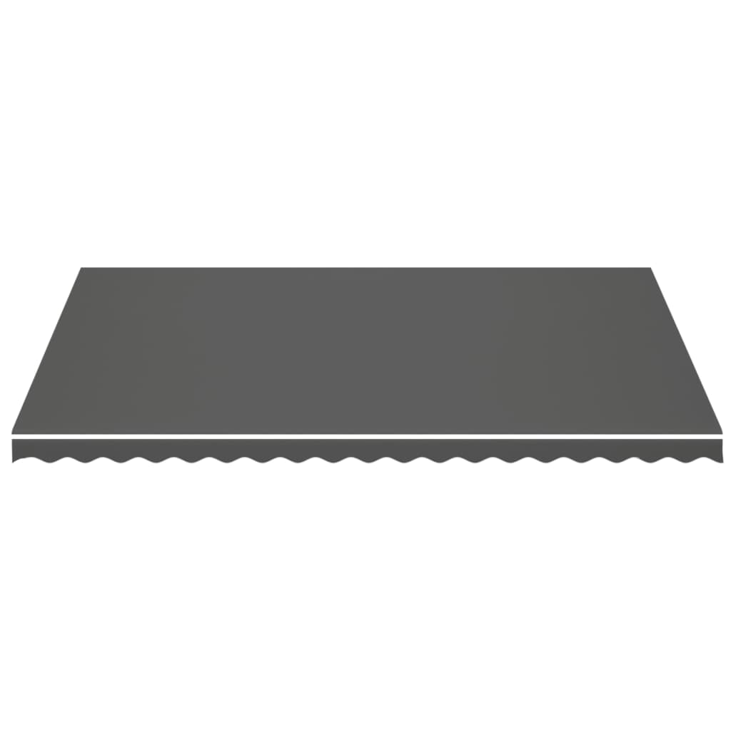 Tessuto di Ricambio per Tenda da Sole Antracite 500x350 cm Poliestere
