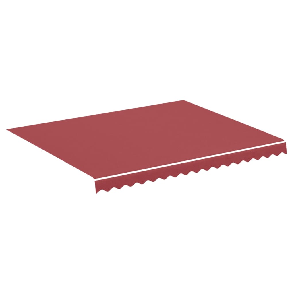 Tessuto di Ricambio per Tenda da Sole Rosso Borgogna 300x250 cm Poliestere