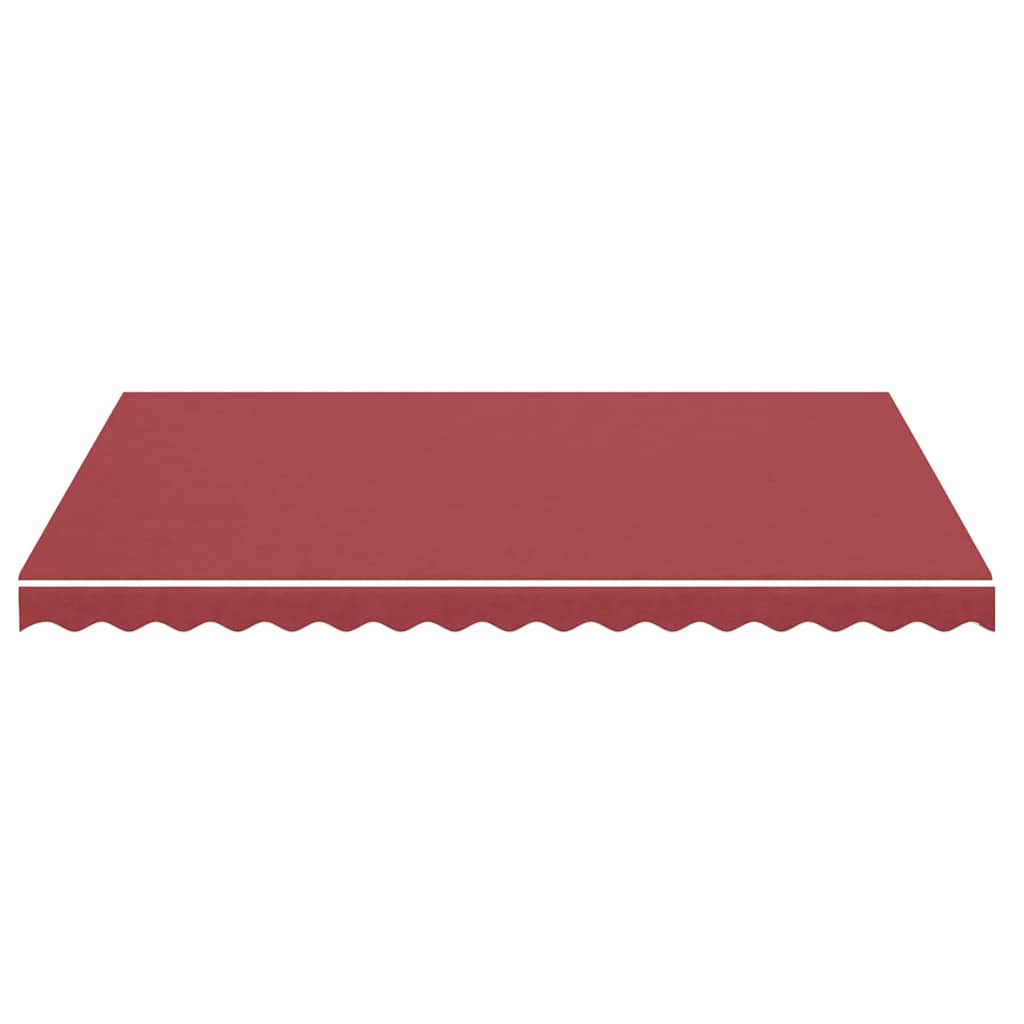 Tessuto di Ricambio per Tenda da Sole Rosso Borgogna 400x300 cm Poliestere