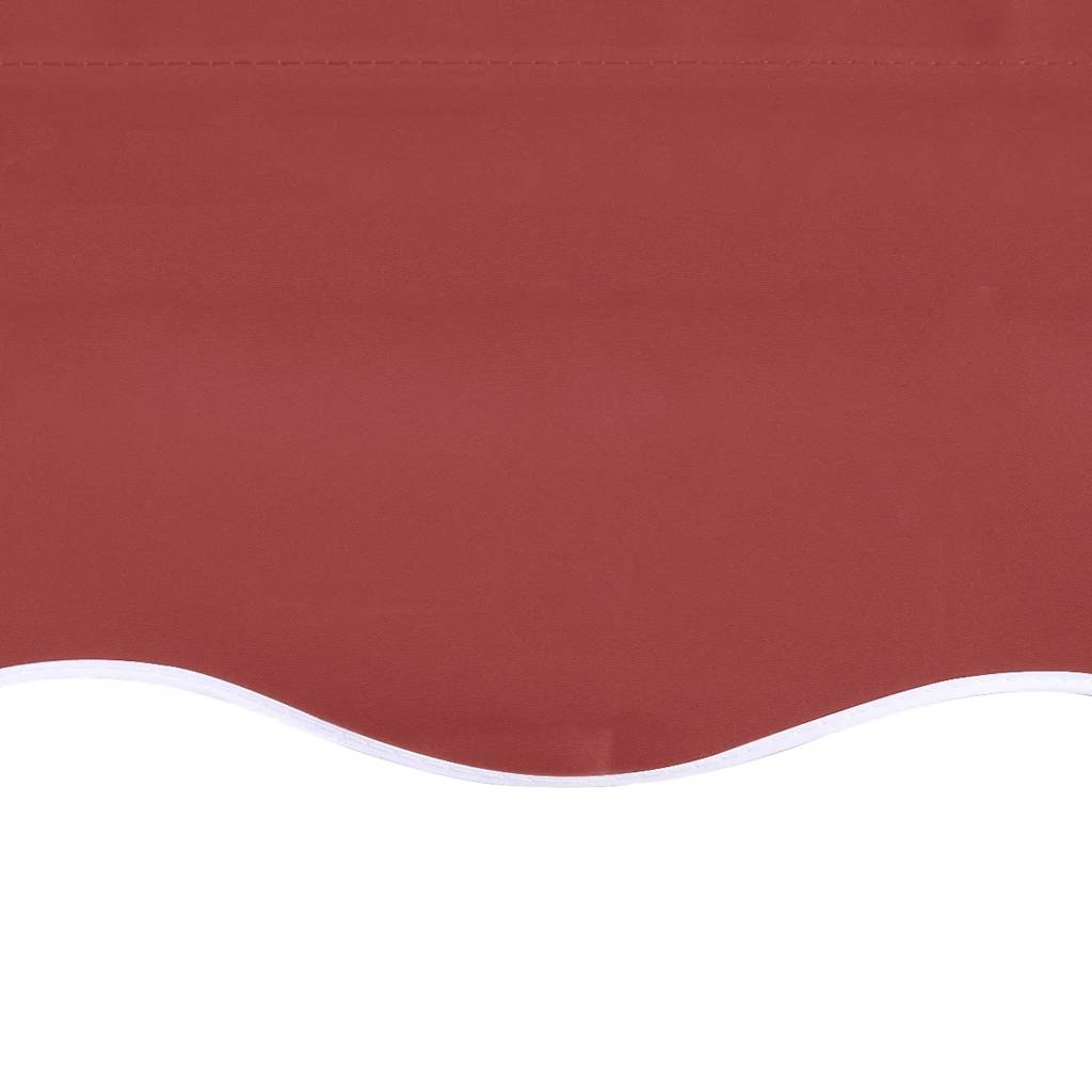 Tessuto di Ricambio per Tenda da Sole Rosso Borgogna 400x300 cm Poliestere