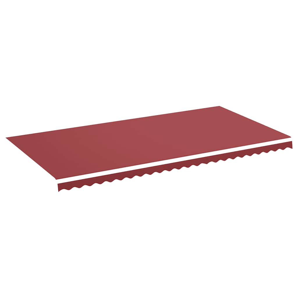 Tessuto di Ricambio per Tenda da Sole Rosso Borgogna 600x300 cm Poliestere