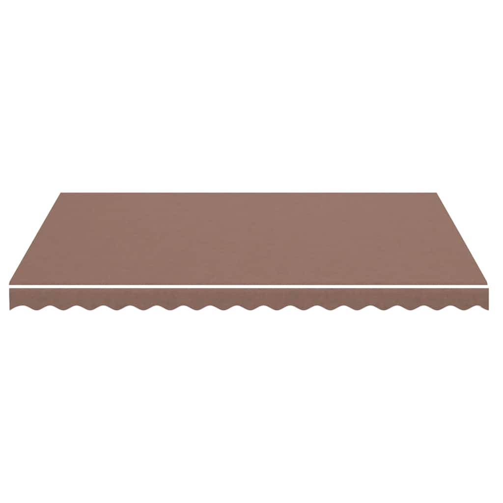Tessuto di Ricambio per Tenda da Sole Marrone 400x300 cm Poliestere