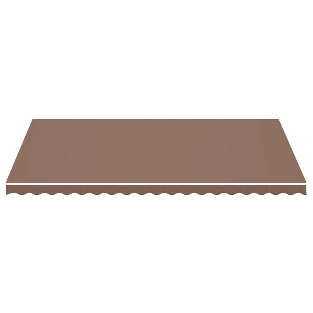 Tessuto di Ricambio per Tenda da Sole Marrone 500x300 cm Poliestere