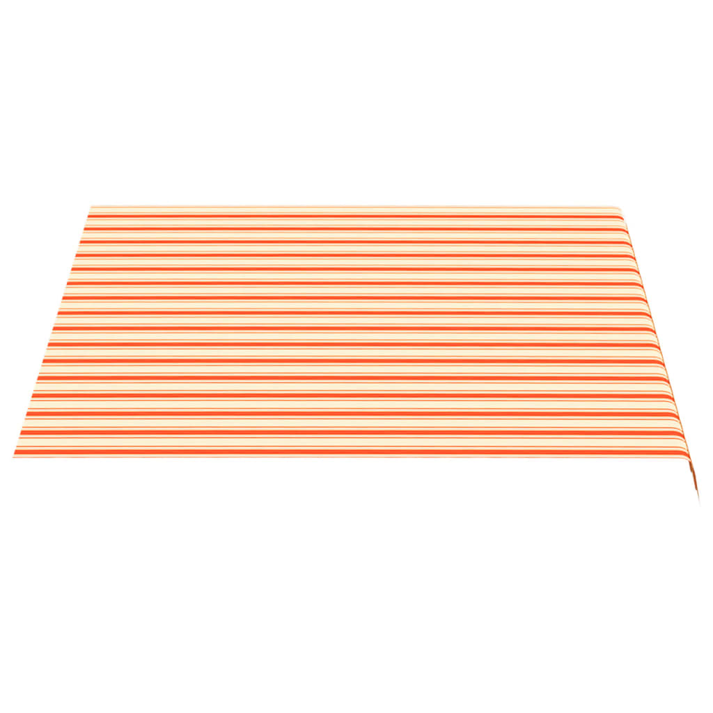 Tessuto di Ricambio per Tenda da Sole Giallo e Arancione 300x250 cm Poliestere