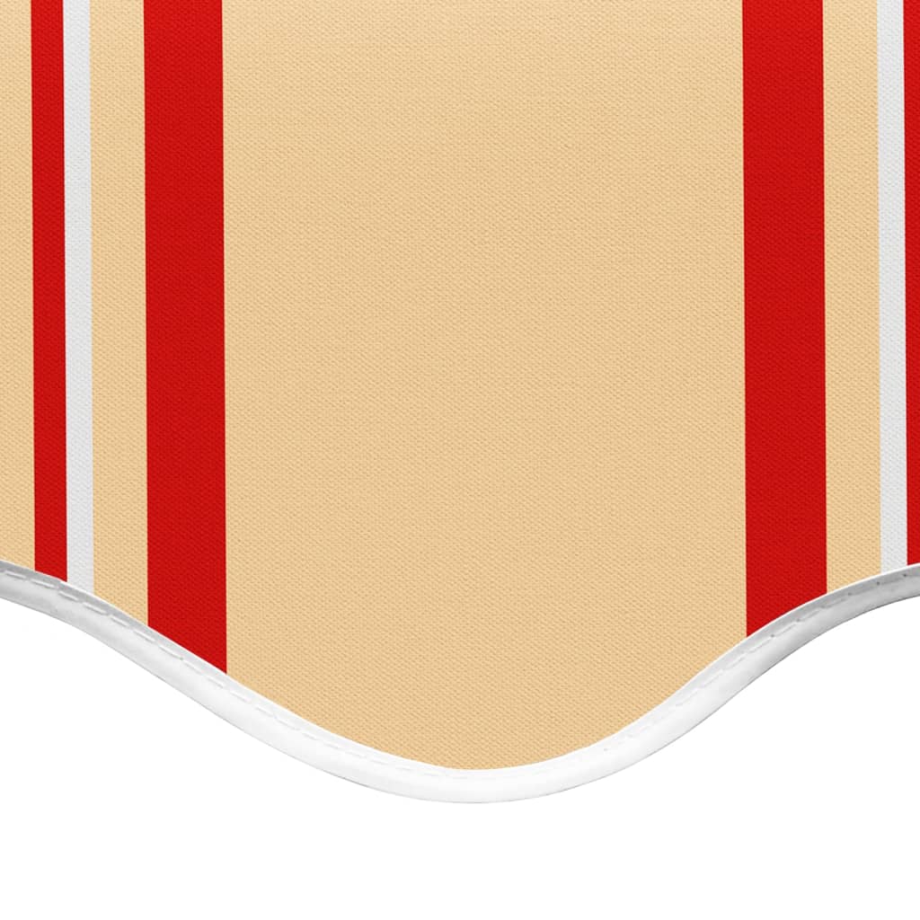 Tessuto di Ricambio per Tenda da Sole Giallo e Arancione 300x250 cm Poliestere
