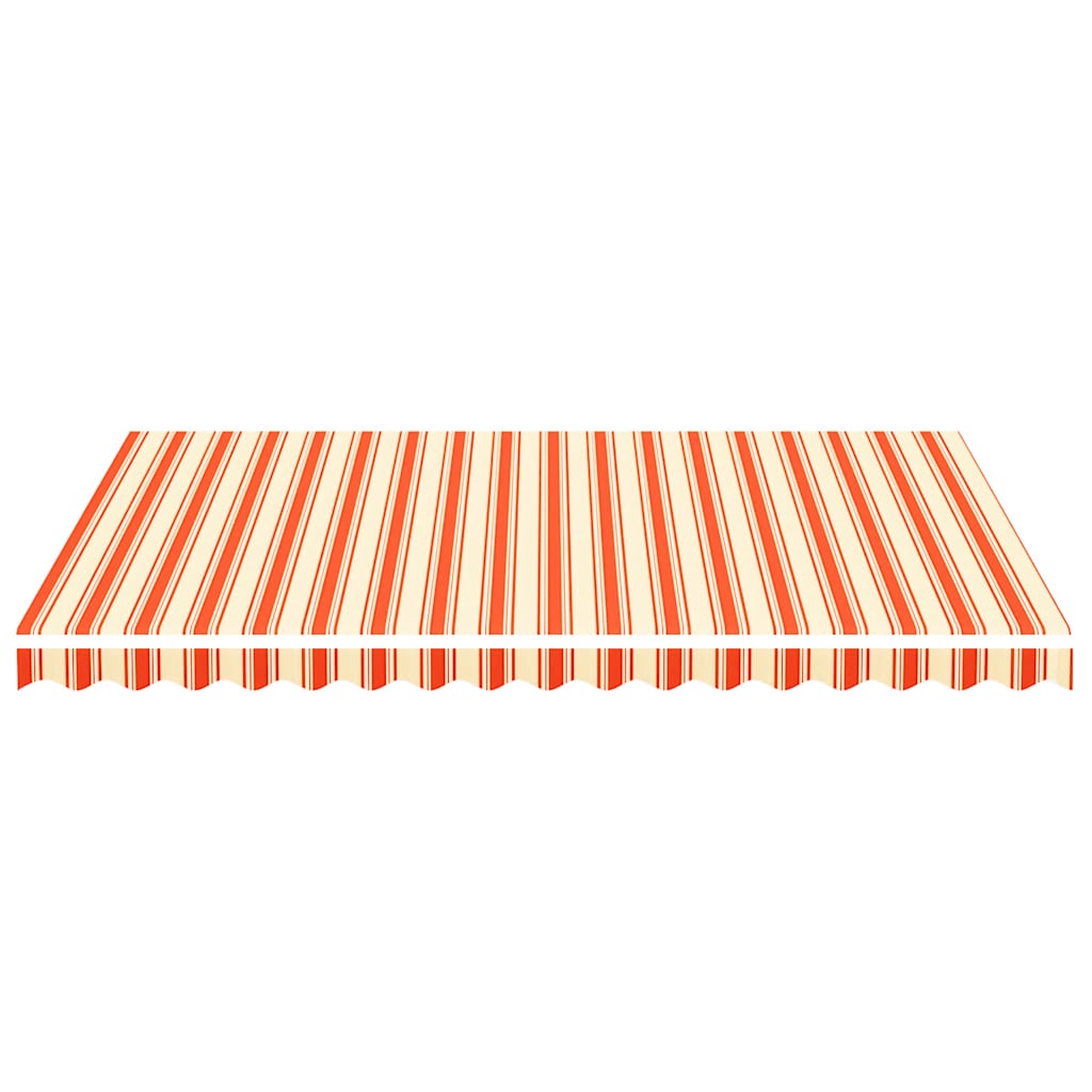 Tessuto di Ricambio per Tenda da Sole Giallo e Arancione 400x300 cm Poliestere