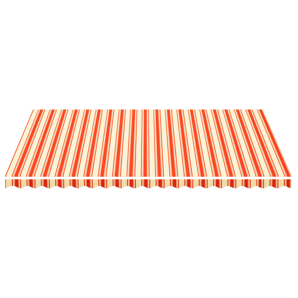 Tessuto di Ricambio per Tenda da Sole Giallo e Arancione 500x350 cm Poliestere